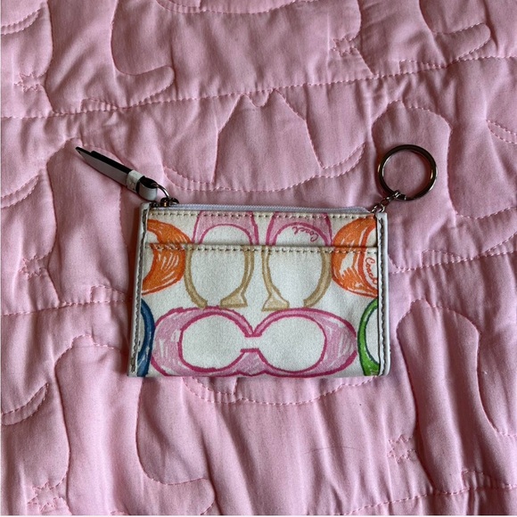 Coach multicolored Keychain Pouch - Picture 2 of 3